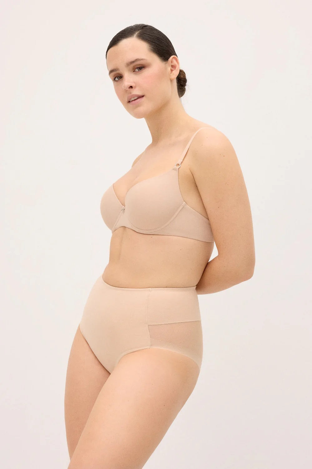 Ysabel Mora Formuojančios kasdieninės klasikinės kelnaitės LIDEA LIGHT NUDE