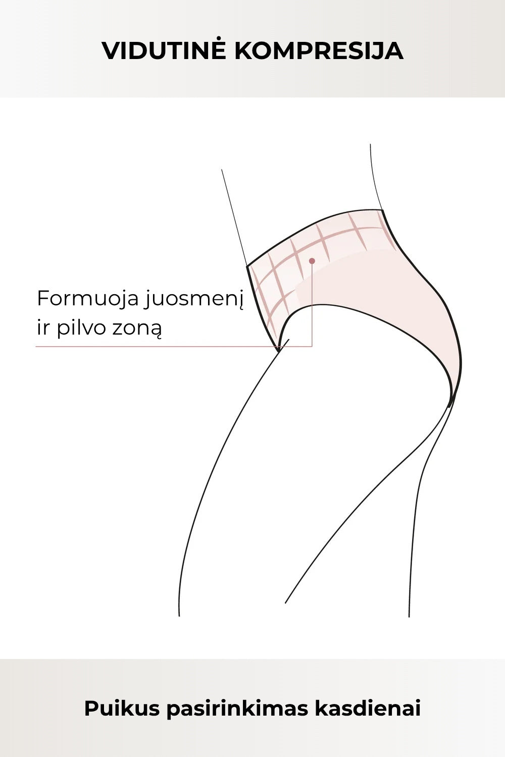 Ysabel Mora Formuojančios kasdieninės klasikinės kelnaitės LYDIA BLACK