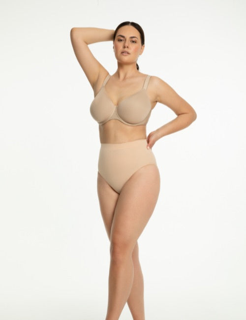 Julimex Formuojančios kasdieninės besiūlės klasikinės kelnaitės SEAMLESS MAXI 471 NUDE