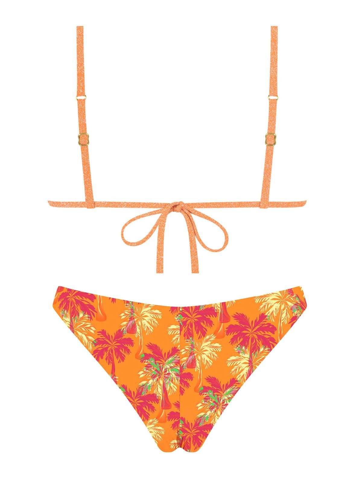 MrMiss Bikini kelnaitės METALLIC ORANGE MIX