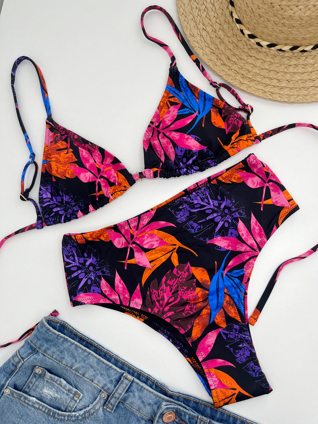 MrMiss Bikini kelnaitės FLORAL MIX