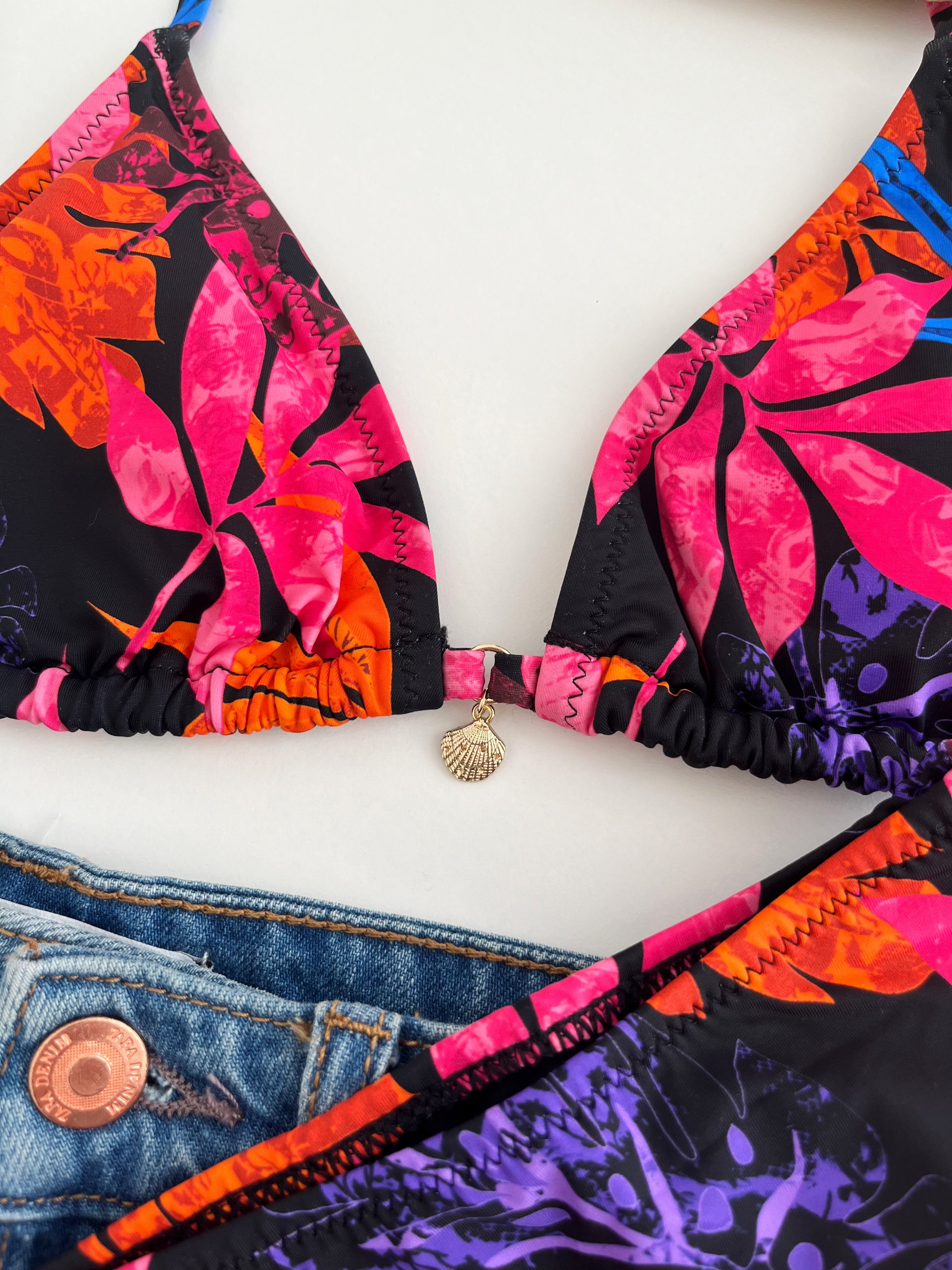 MrMiss Bikini liemenėlė FLORAL MIX