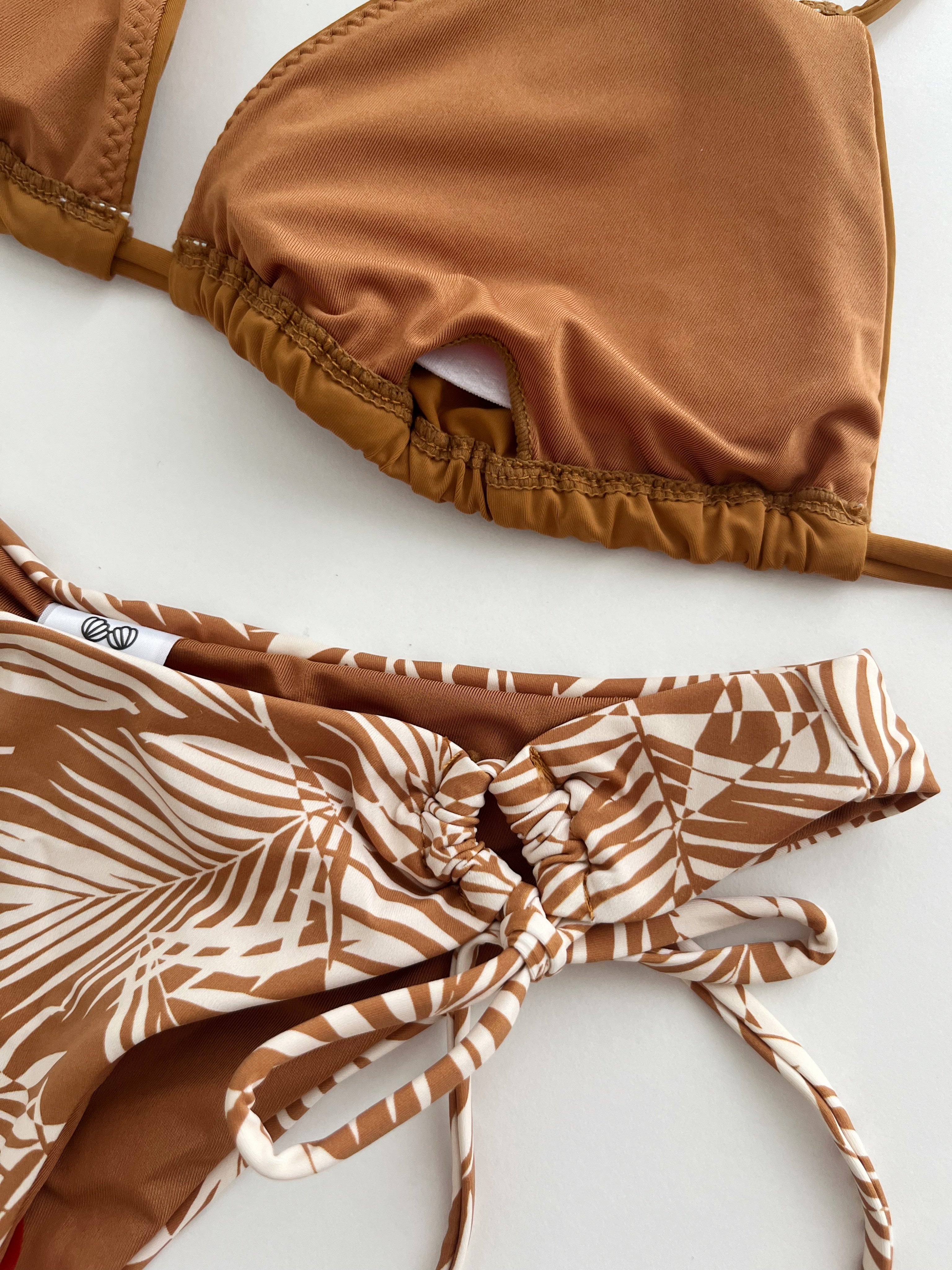 MrMiss Bikini kelnaitės BROWN SUGAR