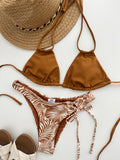 MrMiss Bikini liemenėlė BROWN SUGAR