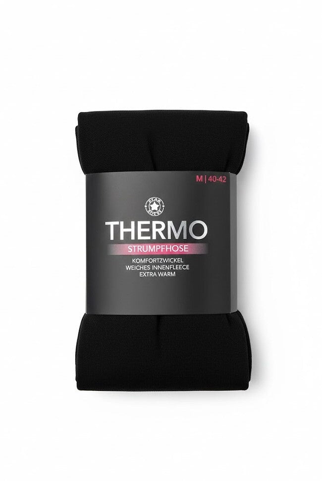 Termo pėdkelnės su pūkeliu BLACK