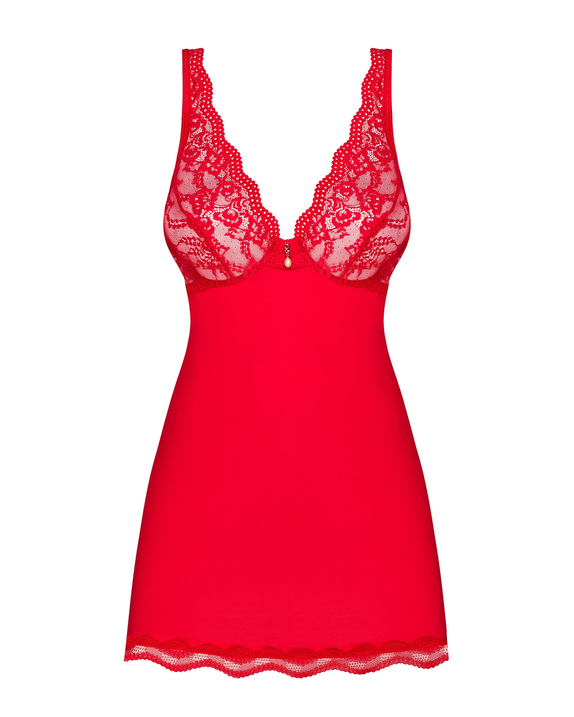 Obsessive Seksualūs naktinukai LUVAE RED BABYDOLL