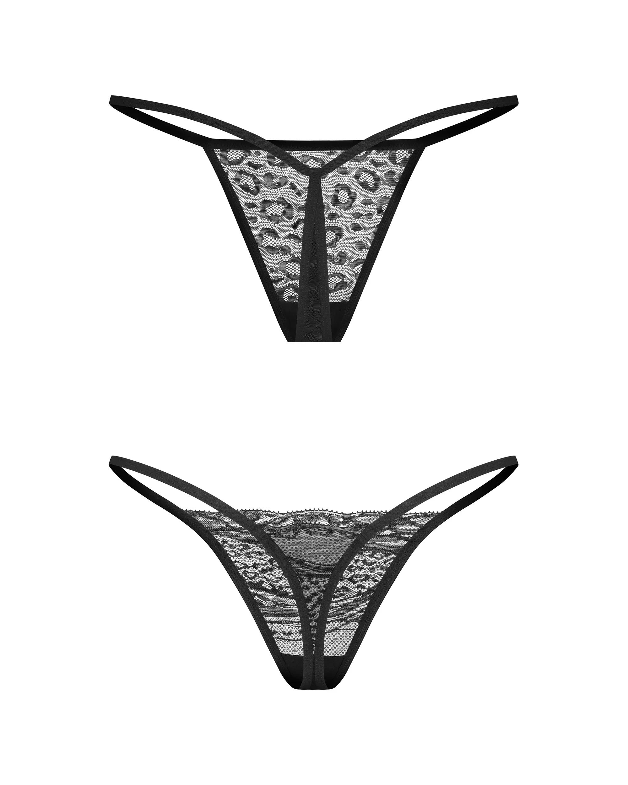 Obsessive Rinkinys: seksualios kelnaitės CLARA 2-PACK