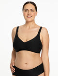 Julimex Bevielė liemenėlė JELLY BRA COMFORT BLACK