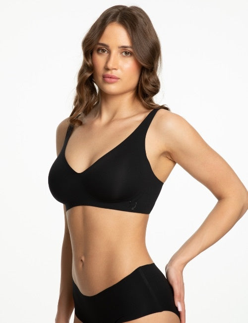 Julimex Bevielė liemenėlė JELLY BRA BASIC BLACK