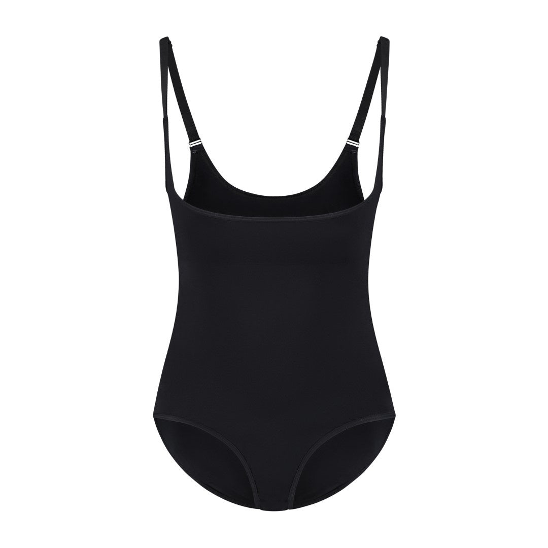 ByeBra Stiprios kompresijos formuojantis bodis SOFT TOUCH OPEN BUST BLACK