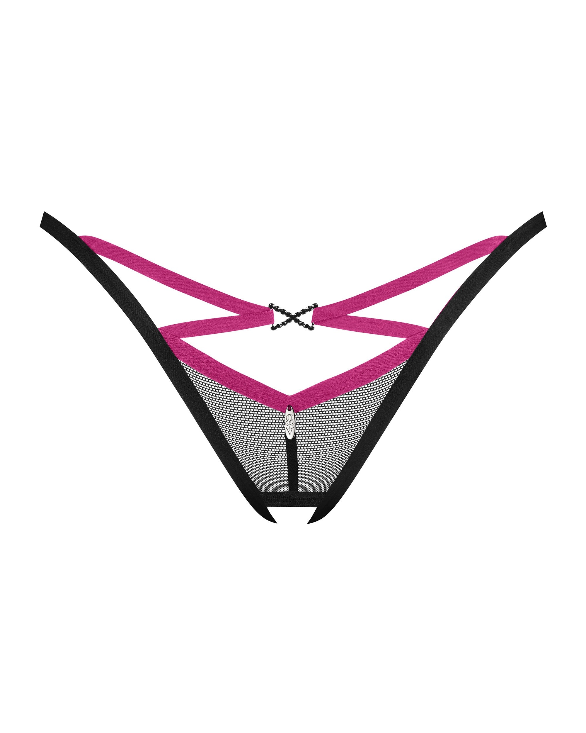 Obsessive Seksualios kelnaitės NOVENES CROTCHLESS THONG