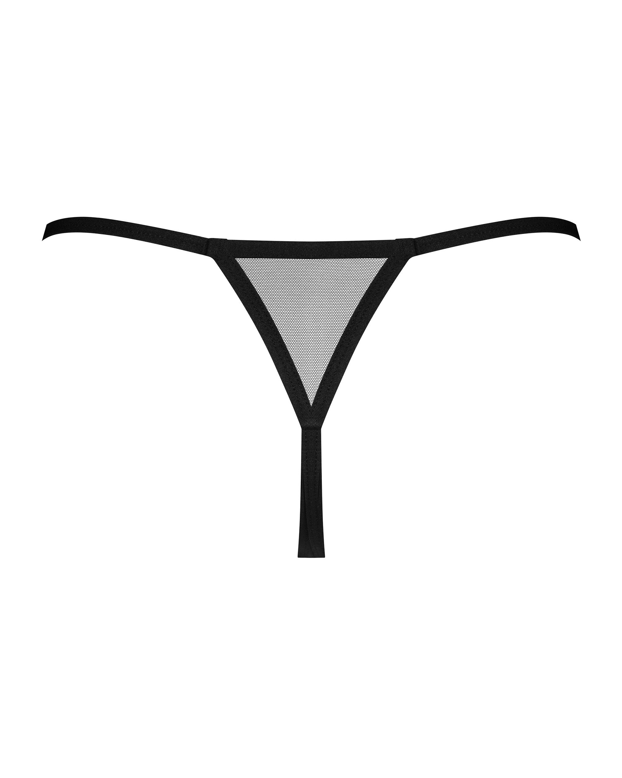 Obsessive Seksualios kelnaitės NOVENES CROTCHLESS THONG