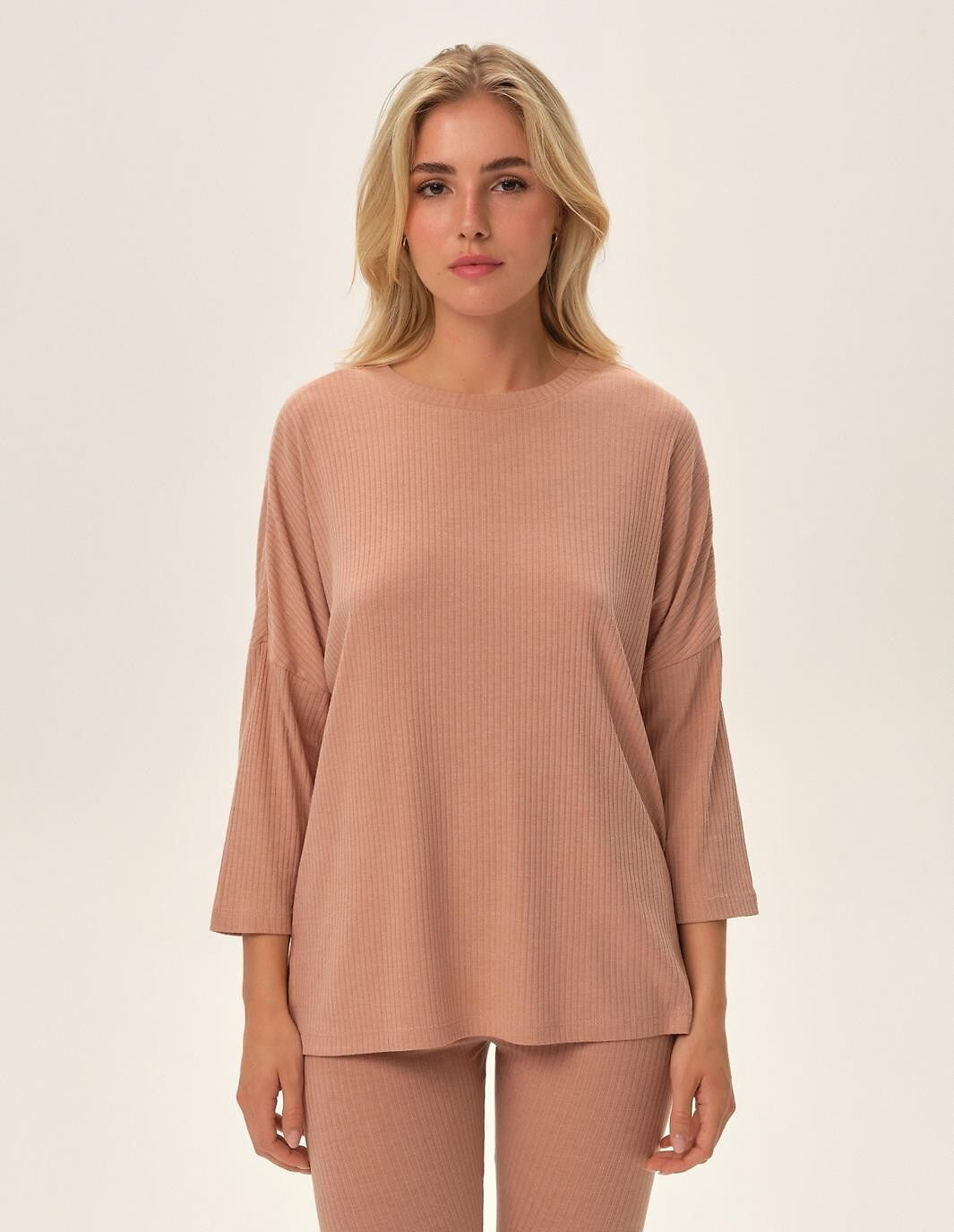 Henderson Ladies Ilga pižama su kelnėmis FRAU DUSTY ROSE