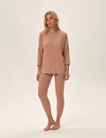 Henderson Ladies Ilga pižama su kelnėmis FRAU DUSTY ROSE