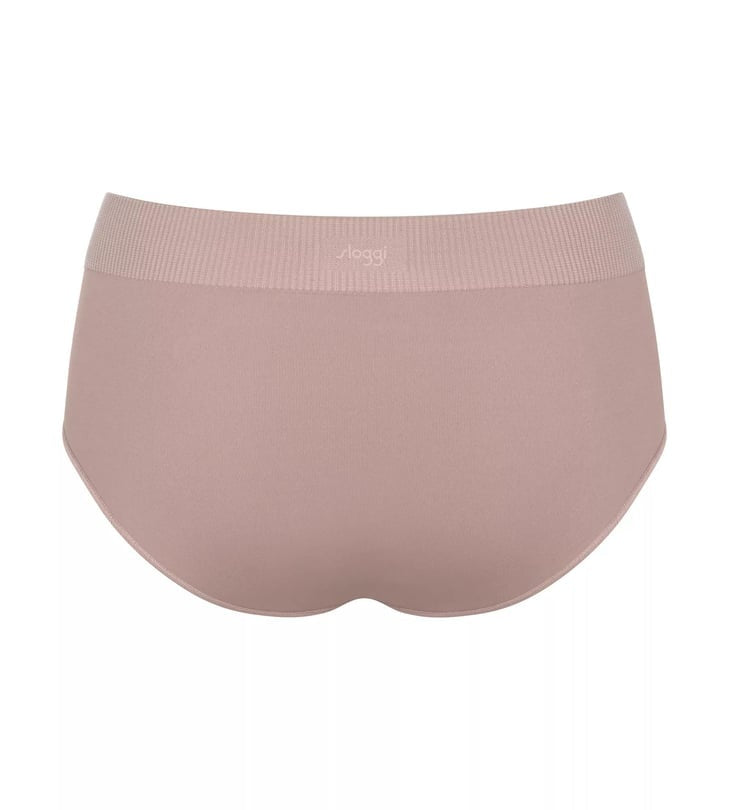 Sloggi Kelnaitės aukštintu juosmeniu su alavijo mikrokapsulėmis EVER INFUSED ALOE HIGH WAIST FOGGY MAUVE