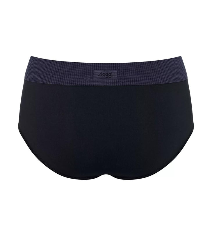 Sloggi Kelnaitės aukštintu juosmeniu su alavijo mikrokapsulėmis EVER INFUSED ALOE HIGH WAIST BLACK