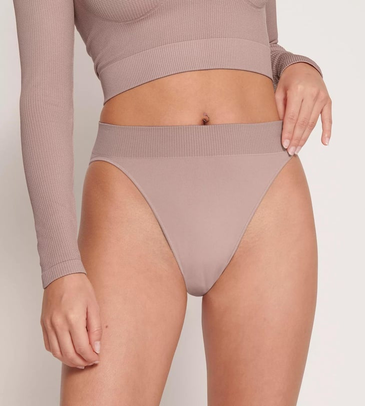 Sloggi Kelnaitės su alavijo mikrokapsulėmis EVER INFUSED ALOE HIGH LEG FOGGY MAUVE