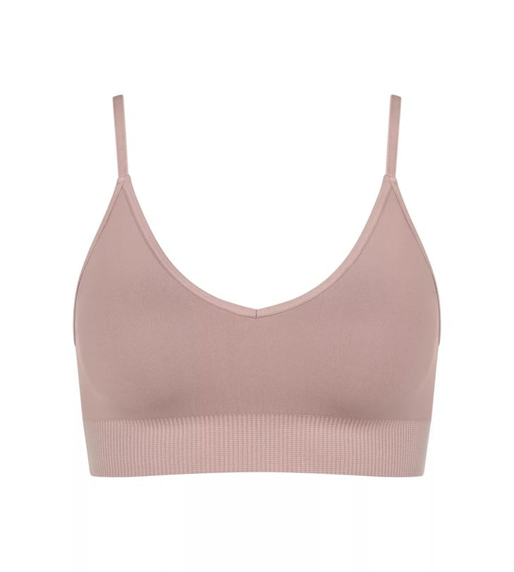 Sloggi Braletė su pakietinimu ir alavijo mikrokapsulėmis EVER INFUSED ALOE BRALETTE FOGGY MAUVE