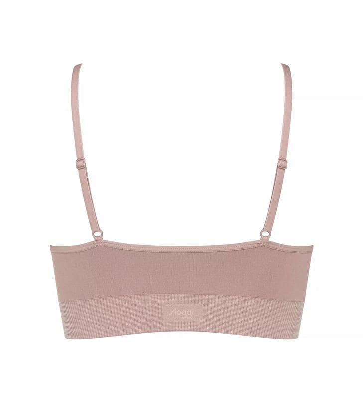 Sloggi Braletė su pakietinimu ir alavijo mikrokapsulėmis EVER INFUSED ALOE BRALETTE FOGGY MAUVE