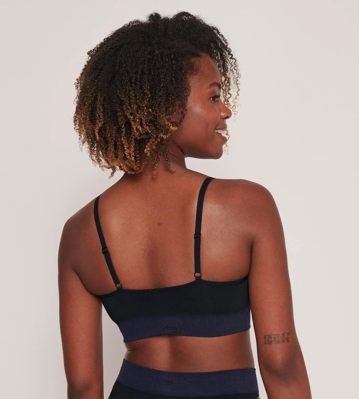 Sloggi Braletė su pakietinimu ir alavijo mikrokapsulėmis EVER INFUSED ALOE BRALETTE BLACK