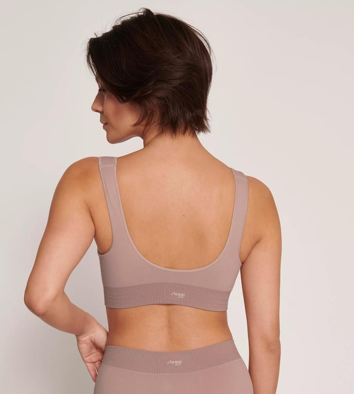 Sloggi Braletė su alavijo mikrokapsulėmis EVER INFUSED ALOE FOGGY MAUVE