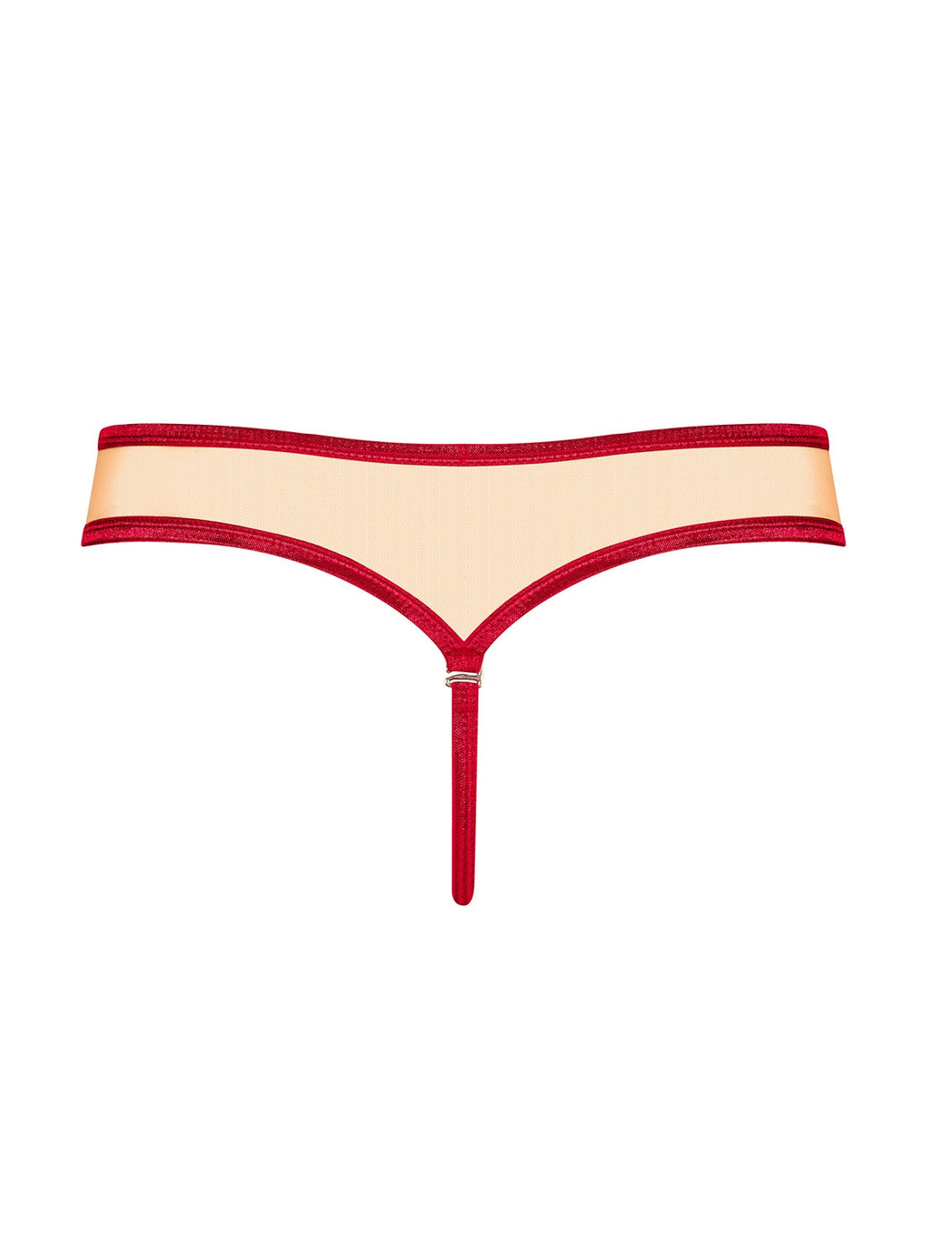 Obsessive Seksualios kelnaitės su atlaso kaspinu RUBINESA THONG