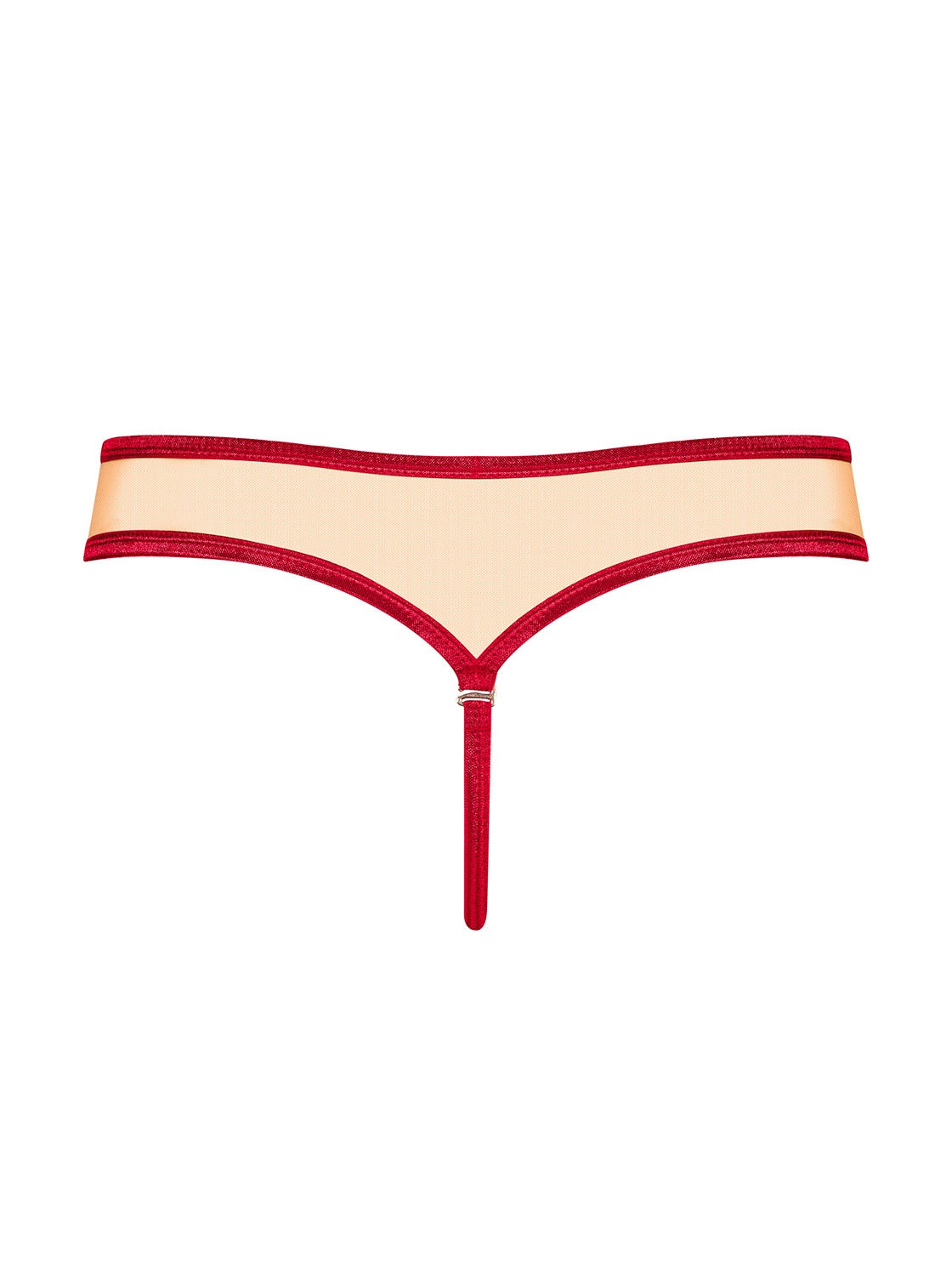 Obsessive Seksualios kelnaitės su atlaso kaspinu RUBINESA THONG
