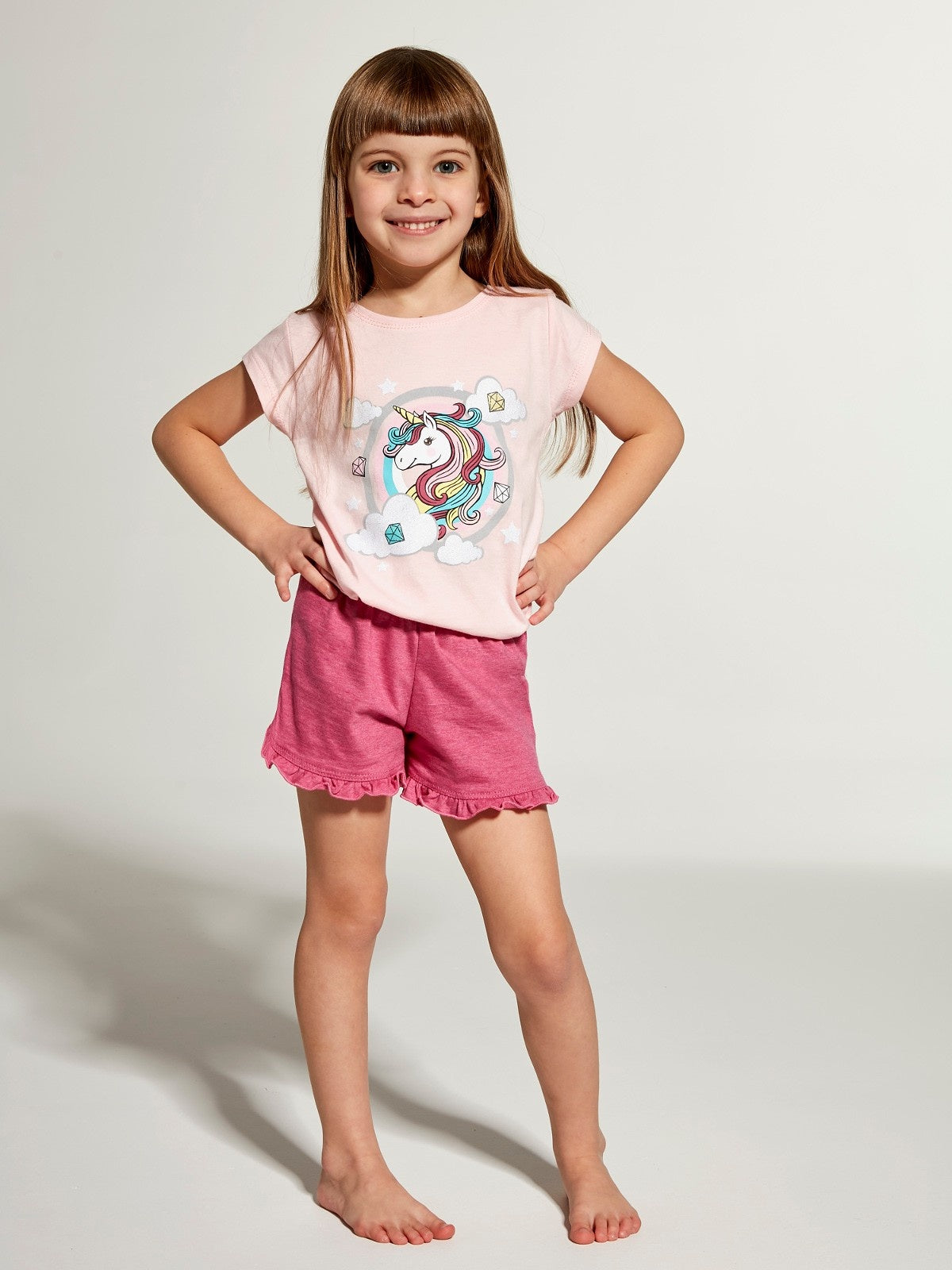 Cornette Kids Medvilninė mergaičių pižama UNICORN