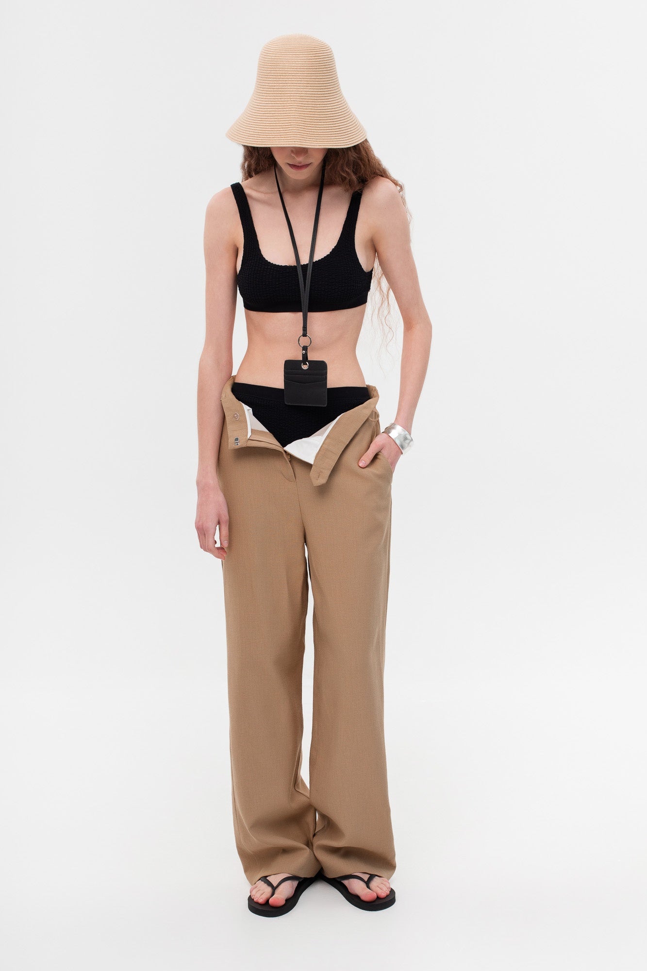 SiaWear RIB bikini maudymosi kostiumėlis OCEAN RIB LOVED SET BLACK