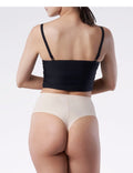 Julimex Besiūlės tanga kelnaitės aukštu juosmeniu SIMPLE STRING MAXI NUDE