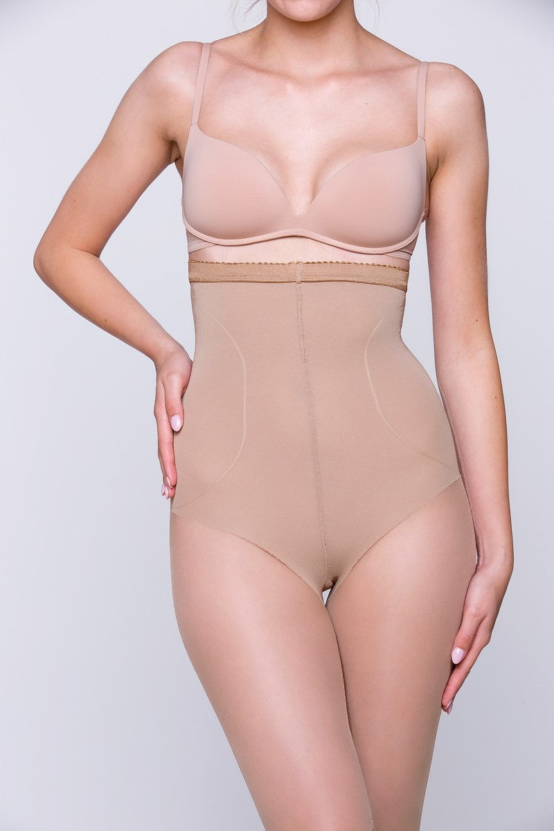 Gabriella Formuojančios pėdkelnės su kofeinu HIGH SHAPER 718 MELISSA 20 den.
