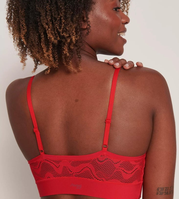 Sloggi Braletė formuotais kaušeliais GO ALLROUND LACE P CAMPARI