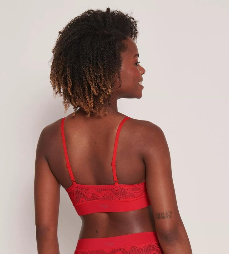 Sloggi Braletė formuotais kaušeliais GO ALLROUND LACE P CAMPARI