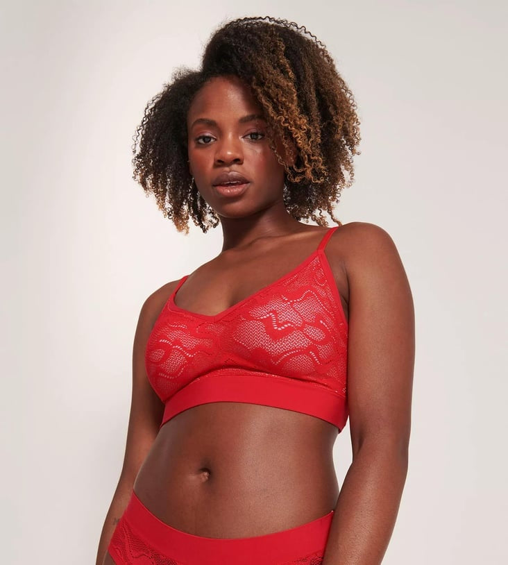 Sloggi Braletė formuotais kaušeliais GO ALLROUND LACE P CAMPARI