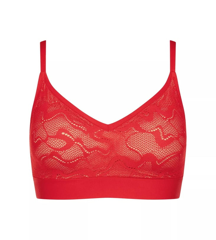 Sloggi Braletė formuotais kaušeliais GO ALLROUND LACE P CAMPARI