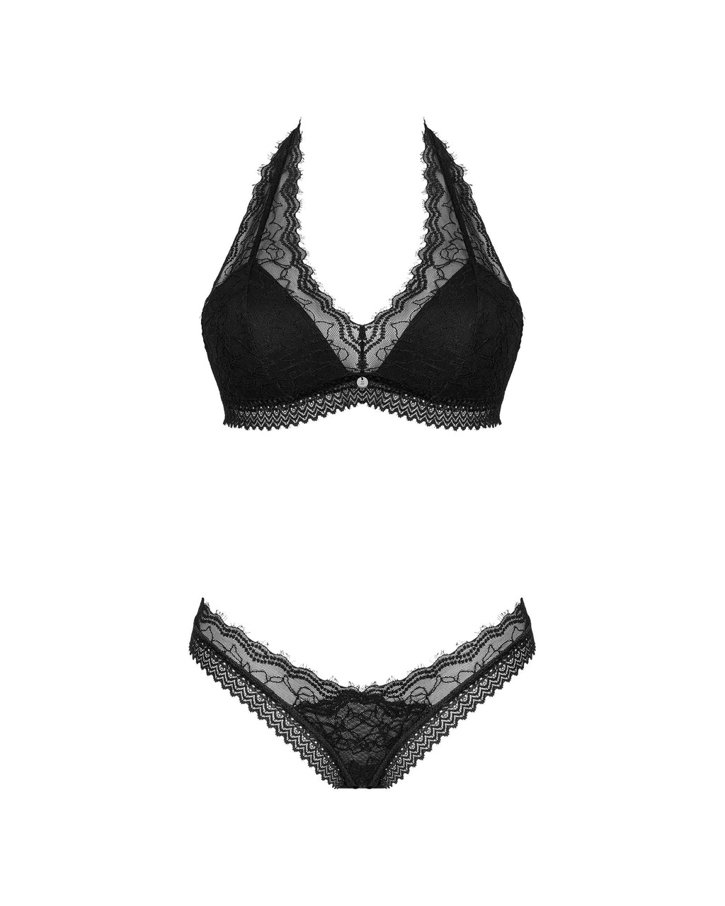 Obsessive Seksualus dviejų dalių komplektas MEDILLA SET, juoda