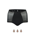 ByeBra Menstruacinės kelnaitės PERIOD HIGH BRIEF LACE, didelio sugeriamumo