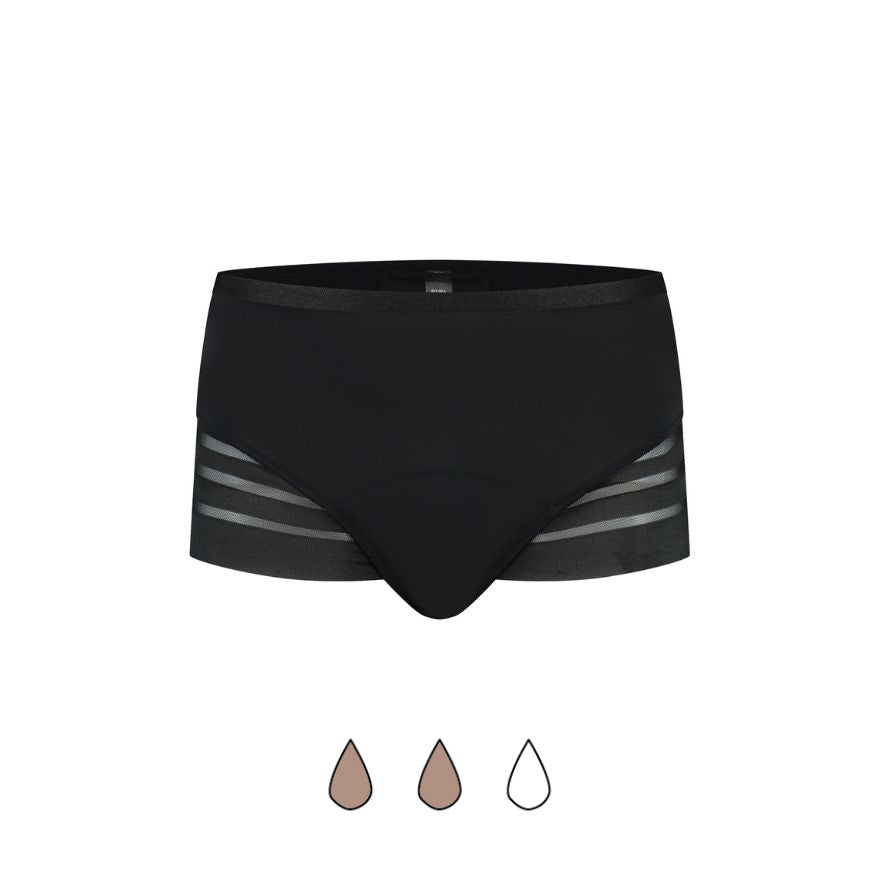 ByeBra Menstruacinės hipster kelnaitės PERIOD HIPSTER LACE, vidutinio sugeriamumo