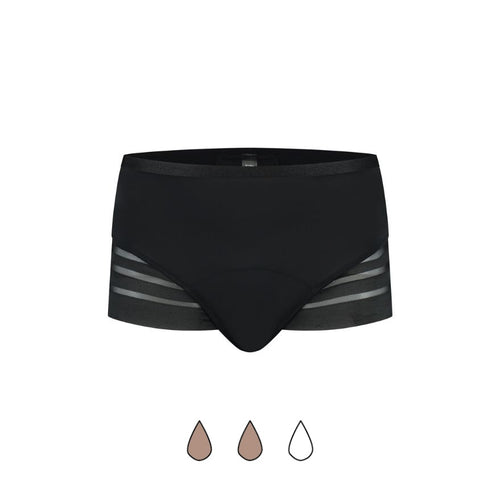 ByeBra Menstruacinės hipster kelnaitės PERIOD HIPSTER LACE, vidutinio sugeriamumo