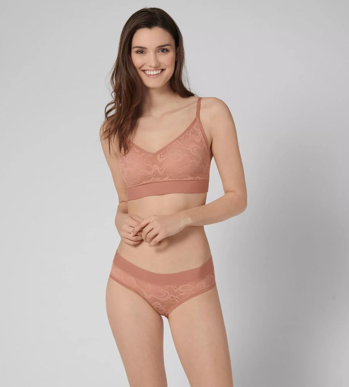 Sloggi Hipster kelnaitės GO ALLROUND LACE, rožinė