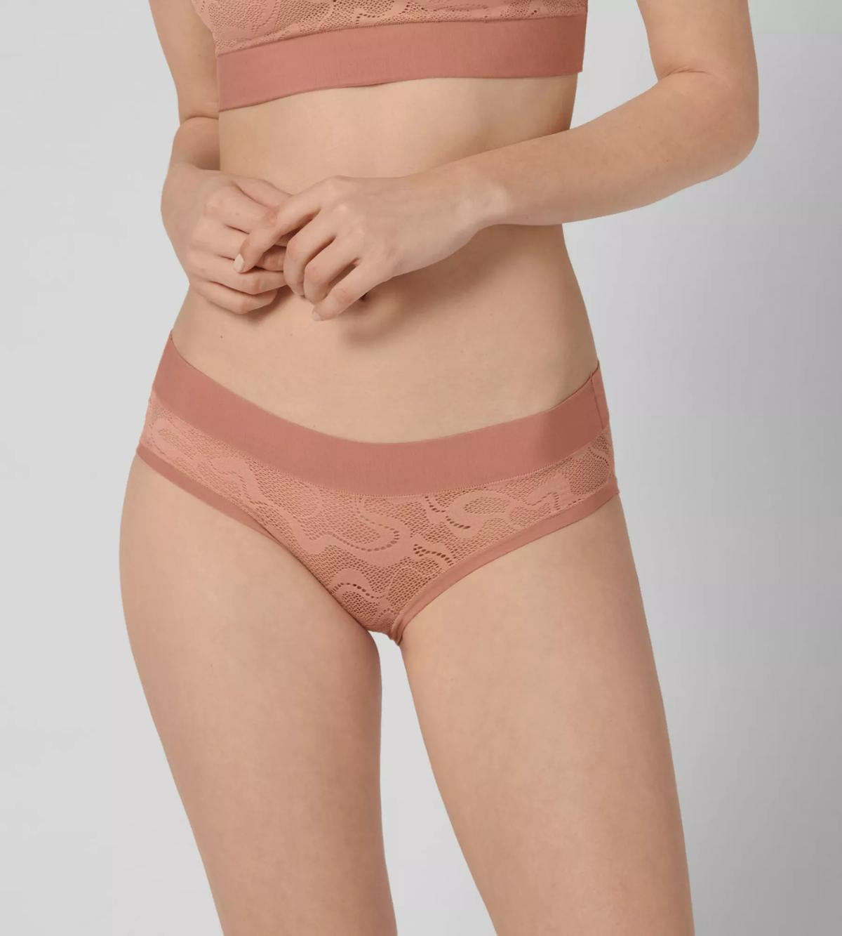 Sloggi Hipster kelnaitės GO ALLROUND LACE, rožinė
