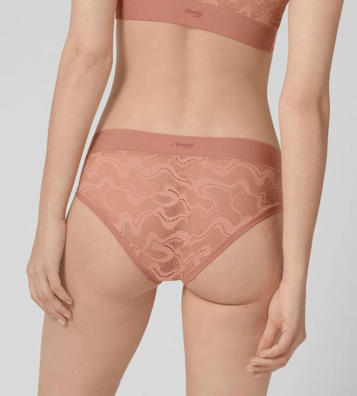 Sloggi Hipster kelnaitės GO ALLROUND LACE, rožinė