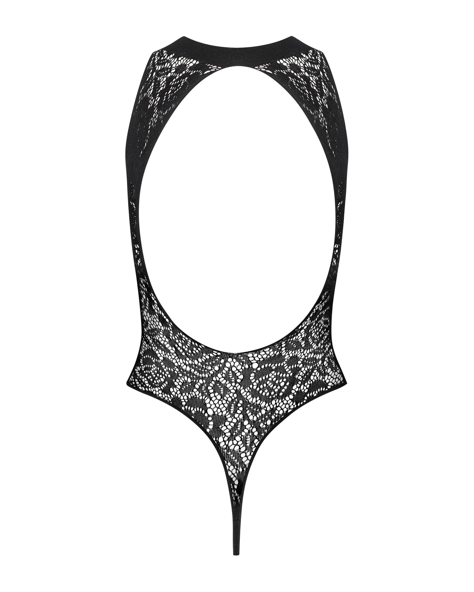 Obsessive Bodis - kūno kojinė B129, juodas