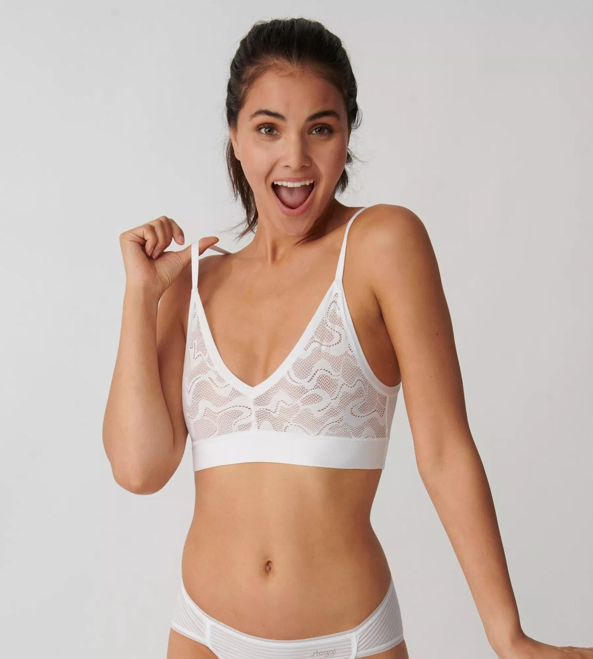 Sloggi Apatinių komplektas GO ALLROUND LACE, balta