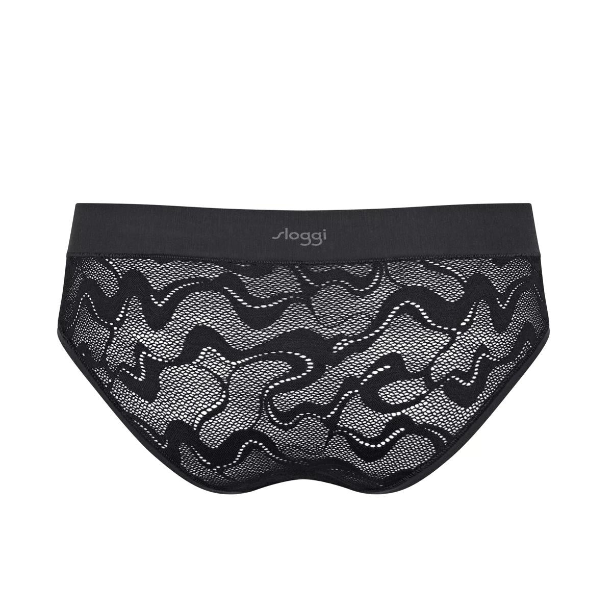 Sloggi Hipster kelnaitės GO ALLROUND LACE, juoda