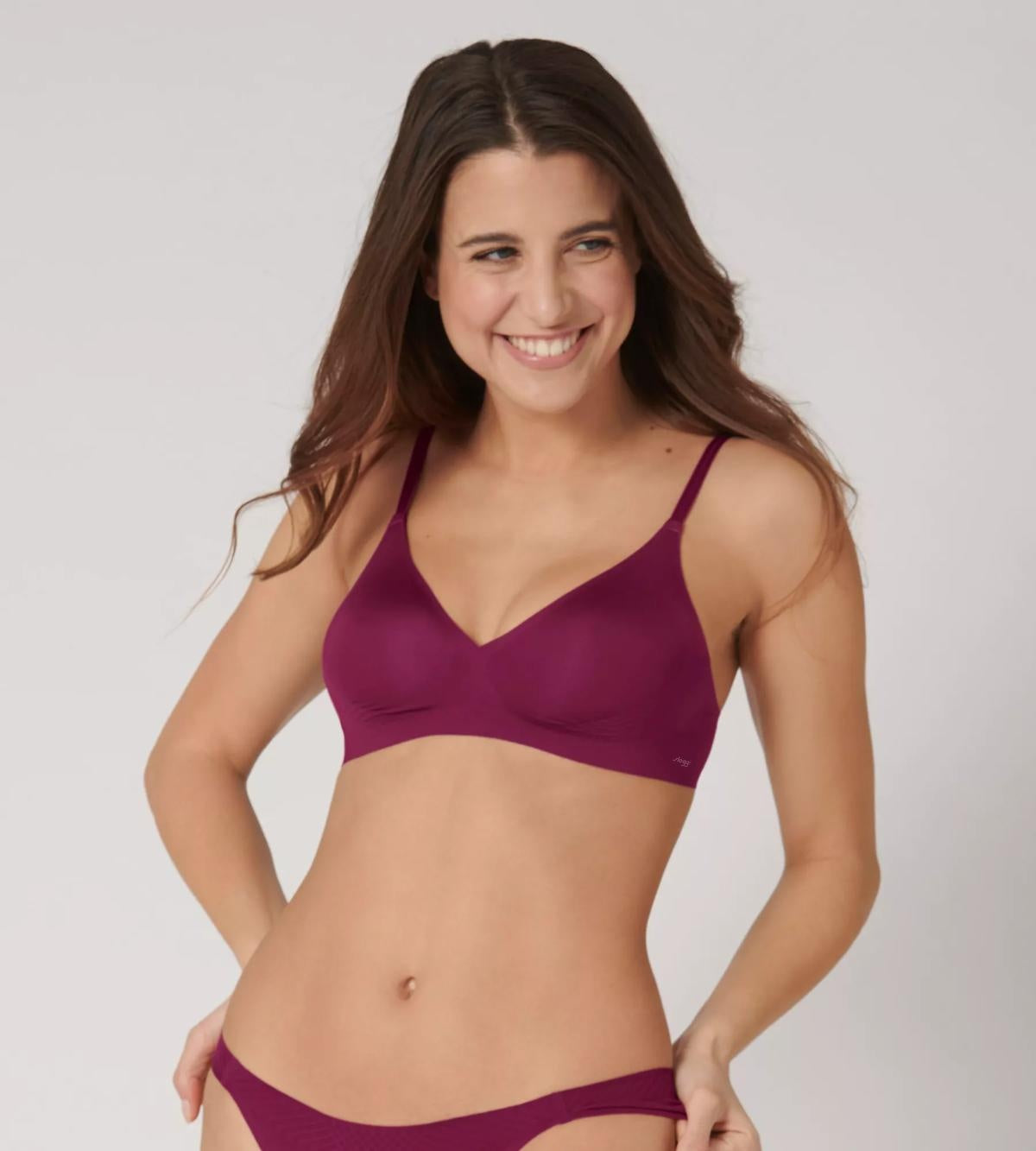 Sloggi Bevielė besiūlė liemenėlė BODY ADAPT SOFT, tamsi rožinė