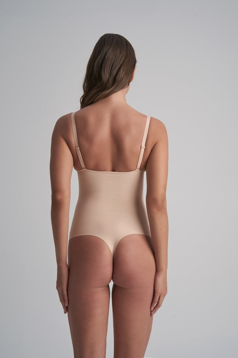 ByeBra Stiprios kompresijos formuojantis bodis SCULPTING WIRE FREE NUDE