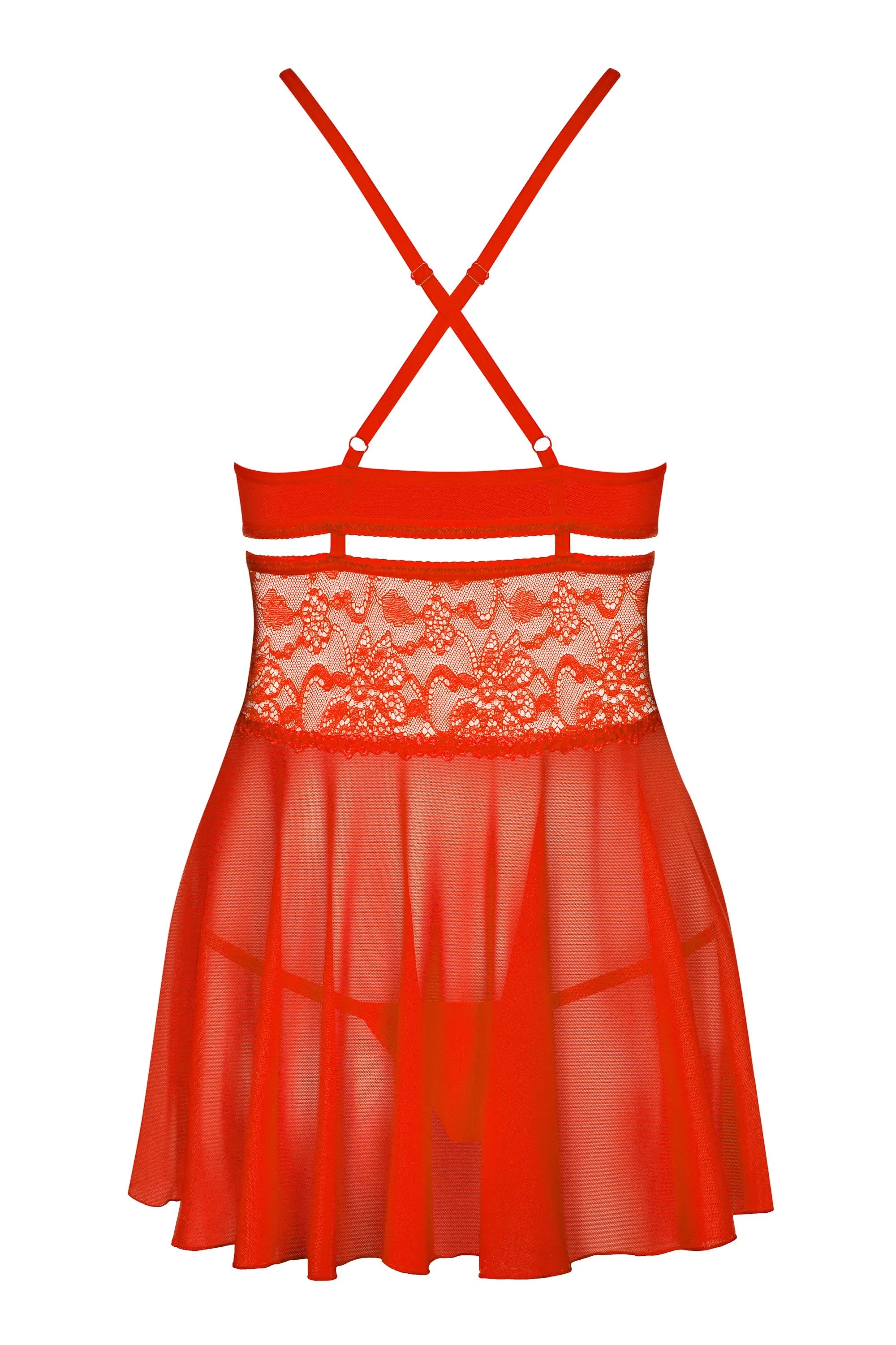 Obsessive Gundantys naktinukai 838-BAB-3 RED