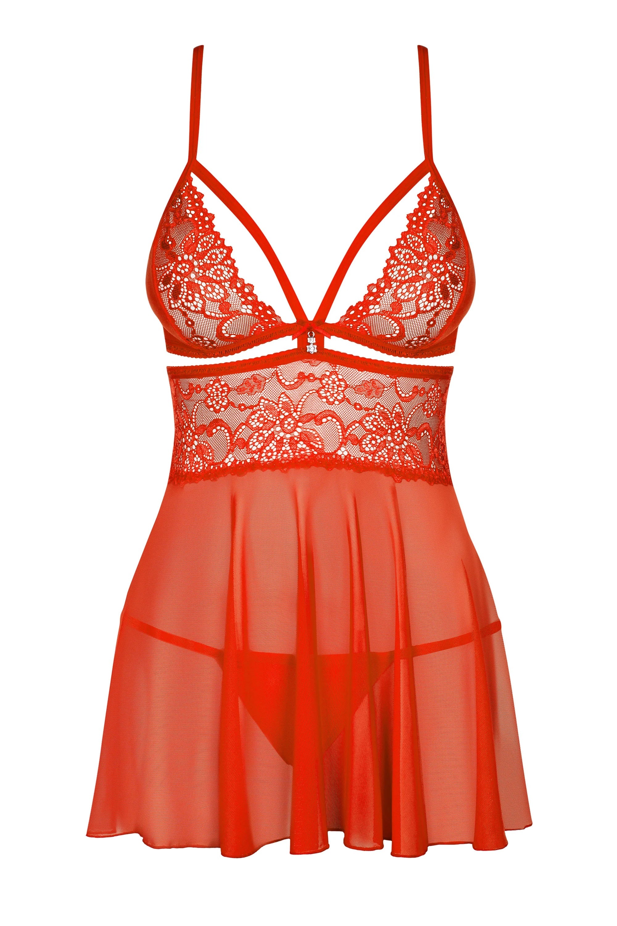 Obsessive Gundantys naktinukai 838-BAB-3 RED